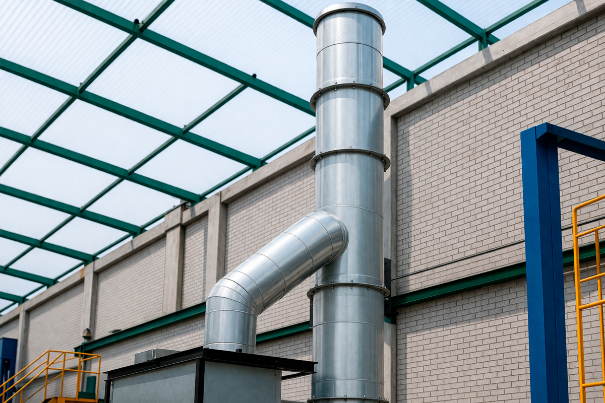 Línea vertical de proceso